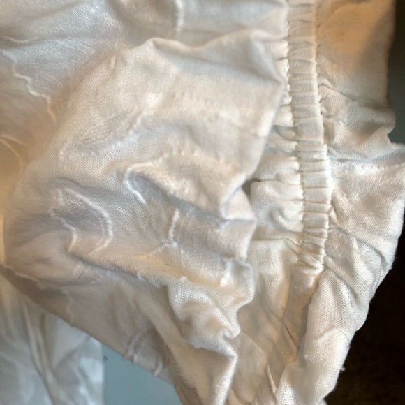 Mossimo Women's Plus Size White Cotton Top - Picture 4 of 6